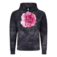 Cloud Black All Dressed Up Rose Vintage Hoodie - LillyAllenDesigns