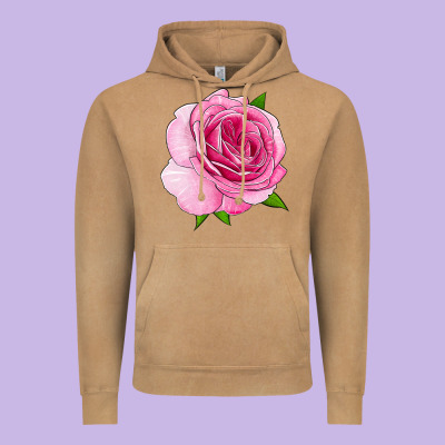 All Dressed Up Rose Vintage Hoodie Designed By Lillyallendesigns
