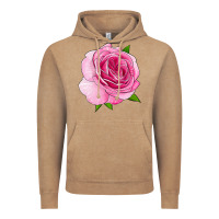 Vintage Coffee All Dressed Up Rose Vintage Hoodie - LillyAllenDesigns