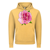 Vintage Mustard All Dressed Up Rose Vintage Hoodie - LillyAllenDesigns