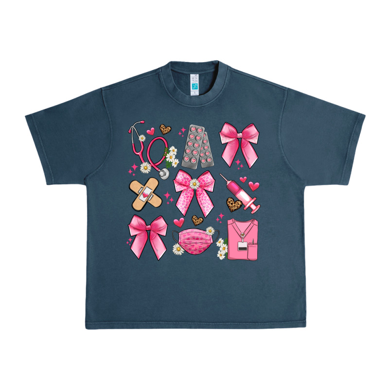 Coquette Bow Nurse Urban Heavy Tee by Artiststas | Teevron
