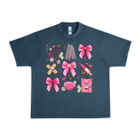 Midnight Navy coquette bow nurse Urban Heavy Tee - Artiststas