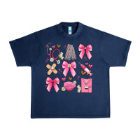 Navy coquette bow nurse Urban Heavy Tee - Artiststas