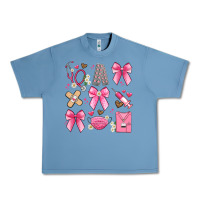 Pebble Blue coquette bow nurse Urban Heavy Tee - Artiststas