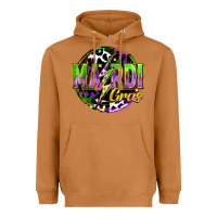 Meerkat mardi gras lightning Heavyweight Hoodie - FaDigitalArtStudio