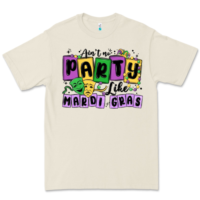 Aint No Party Like Mardi Gras Premium Tee by MaliasSmallBusiness | Teevron