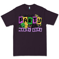 Plum aint no party like mardi gras Premium Tee - MaliasSmallBusiness