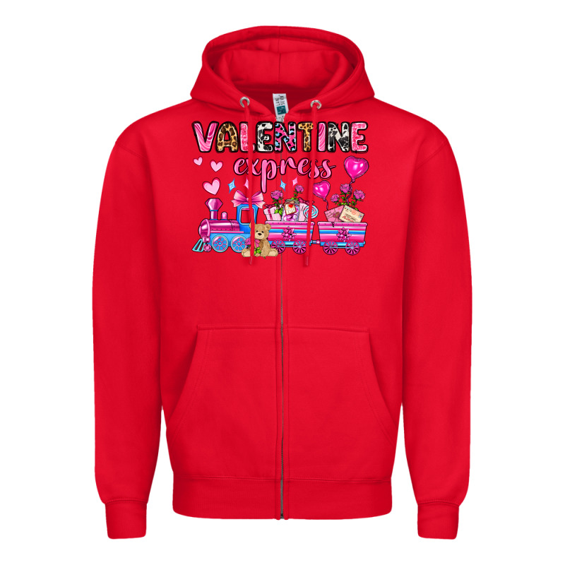 Valentine Express Olivia Zipper Hoodie by OliviaCreatesArt | Teevron