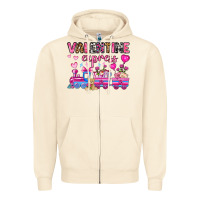 Sandshell valentine express olivia Zipper Hoodie - OliviaCreatesArt