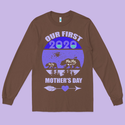 Our First Baby Mama Mother S Day Long Sleeve Tee Designed By Bettercallsaul