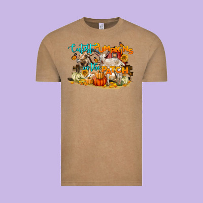 Cutest Pumpkin In The Patch Vintage Tee Designed By Lillyallendesigns