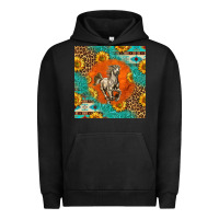 Pigment Black western percheron horse Urban Hoodie - LillyAllenDesigns