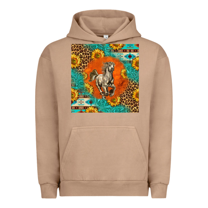 Western Percheron Horse Urban Hoodie by LillyAllenDesigns | Teevron