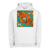 Pigment Lunar Rock western percheron horse Urban Hoodie - LillyAllenDesigns
