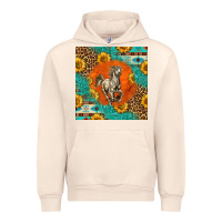 Sandshell western percheron horse Urban Hoodie - LillyAllenDesigns