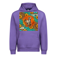 Tulip western percheron horse Urban Hoodie - LillyAllenDesigns