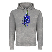 Cloud Rock Bluebonnet Flower Vintage Hoodie - LillyAllenDesigns