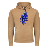 Vintage Camel Bluebonnet Flower Vintage Hoodie - LillyAllenDesigns