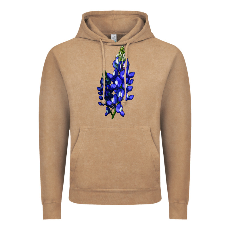 Bluebonnet Flower Vintage Hoodie by LillyAllenDesigns | Teevron
