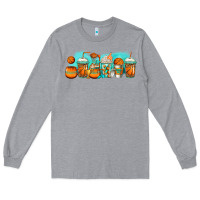 Heather Grey basketball coffee cups Long Sleeve Tee - Jasminsmagicworld