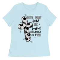 Baby Blue soccer Ladies Tee - MaliasSmallBusiness
