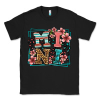 Black floral leopard frame mini Classic Tee - LillyAllenDesigns
