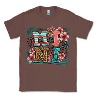 Chestnut floral leopard frame mini Classic Tee - LillyAllenDesigns
