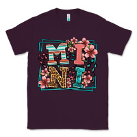 Plum floral leopard frame mini Classic Tee - LillyAllenDesigns