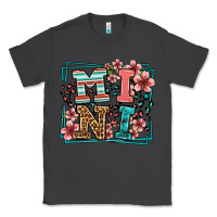 Smoke floral leopard frame mini Classic Tee - LillyAllenDesigns
