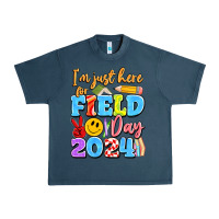Midnight Navy im just here for field day 2024 Urban Heavy Tee - Artiststas