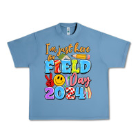 Pebble Blue im just here for field day 2024 Urban Heavy Tee - Artiststas