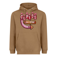 Toasted Coconut Valentines Day Cupid's Love Lodge Heavyweight Hoodie - FaDigitalArtStudio