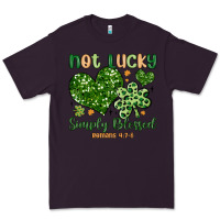 Plum not lucky simply blessed Premium Tee - MaliasSmallBusiness