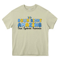 Mossy down right amazing down syndrome awareness Heavy Core Tee - MaliasSmallBusiness