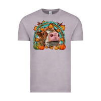 Vintage Zinc Fall Cow Rainbow Vintage Tee - LillyAllenDesigns