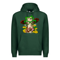 St. Patrick's Day Cow Premium Hoodie | Teevron