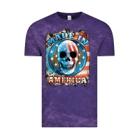 Cloud Purple made in america skull Vintage Tee - JahusDesignShop