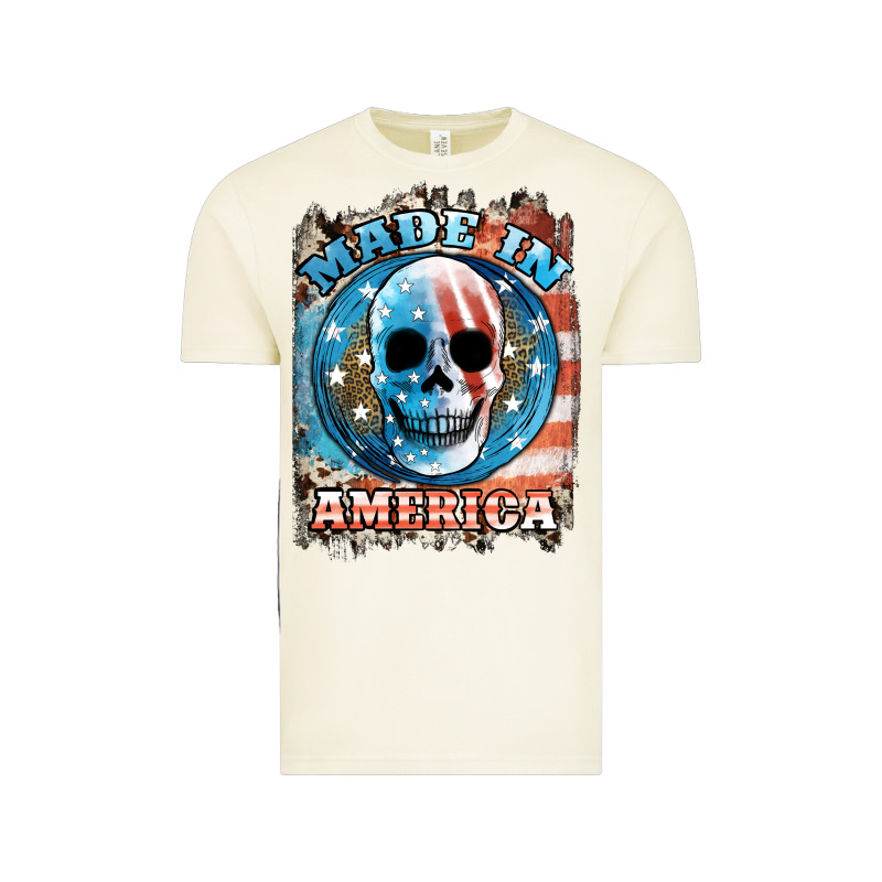 Made In America Skull Vintage Tee by JahusDesignShop | Teevron