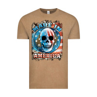 Vintage Coffee made in america skull Vintage Tee - JahusDesignShop