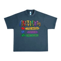 Midnight Navy autism mama Urban Heavy Tee - Artiststas