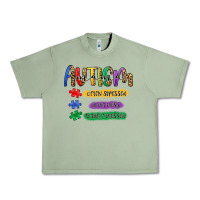 Oil Green autism mama Urban Heavy Tee - Artiststas