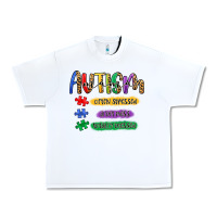 White autism mama Urban Heavy Tee - Artiststas