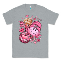 Heather Grey retro valentines day Classic Tee - LillyAllenDesigns