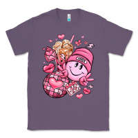 Lavender retro valentines day Classic Tee - LillyAllenDesigns