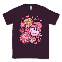 Plum retro valentines day Classic Tee - LillyAllenDesigns