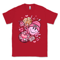 Red retro valentines day Classic Tee - LillyAllenDesigns