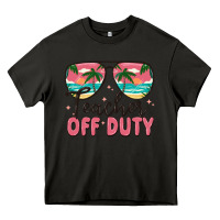 Asphalt teacher off duty Heavy Core Tee - MaliasSmallBusiness