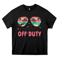 Black teacher off duty Heavy Core Tee - MaliasSmallBusiness