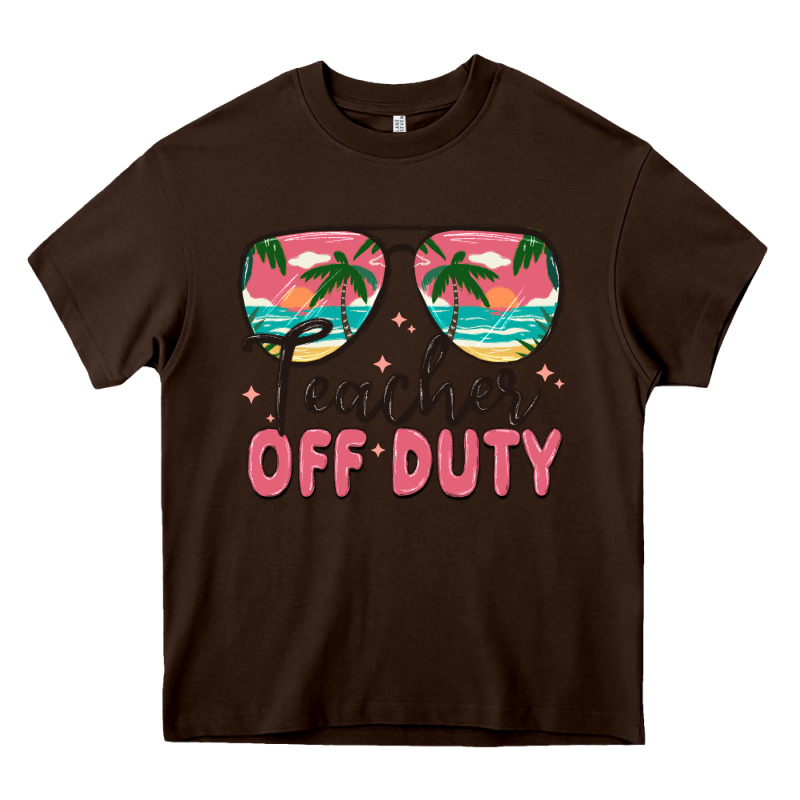 Teacher Off Duty Heavy Core Tee by MaliasSmallBusiness | Teevron
