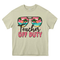 Mossy teacher off duty Heavy Core Tee - MaliasSmallBusiness